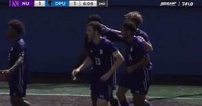 Men's Soccer - Northwestern Fights Back to Earn Draw at DePaul