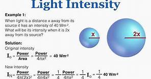 Light Intensity - IB Physics