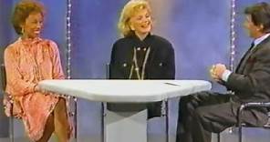 1988 BARBARA SINATRA & ALTOVISE DAVIS (Mrs. Sammy Davis) on TOM DREESEN’s Chicago TV show