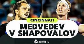 Daniil Medvedev vs Denis Shapovalov Quality Match | Cincinnati 2022 Highlights