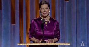 Isabella Rossellini honors David Lynch at the 2019 Governors Awards