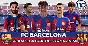 FC Barcelona Plantilla Oficial Temporada 2023-2024