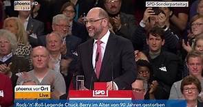 Sonderparteitag der SPD: Rede von Martin Schulz am 19.03.2017