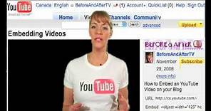 How to Embed YouTube Videos