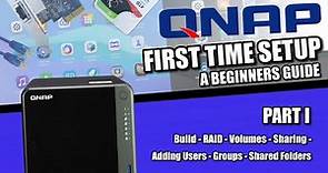 QNAP NAS Setup Guide 2022 #1 - Build, RAID, Volumes, Sharing, Mapping Drives & Users