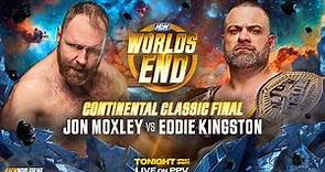 Continental Classic Final: Jon Moxley v Eddie Kingston | AEW Worlds End, LIVE Tonight on PPV