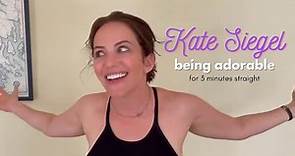 Kate Siegel being adorable for 3 minutes straight