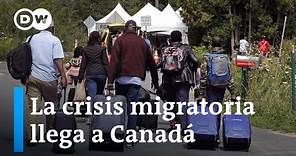Unos 40.000 migrantes cruzaron a Canadá desde la frontera con Nueva York en 2022, un nuevo récord