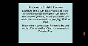 Nineteenth Century British Literature
