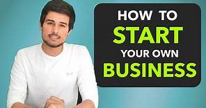 How to start a Business by Dhruv Rathee | Being an Entrepreneur in India
