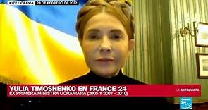 Yulia Timoshenko: "Putin es una amenaza para Europa y el mundo"