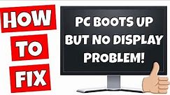 New PC Build Powers On But NO Display Or NO VGA Screen Output Fix