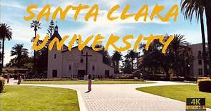 [4K][Serene Music][Virtual Tour] Walking Tour of Santa Clara University Campus
