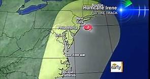 Tracking Hurricane Irene