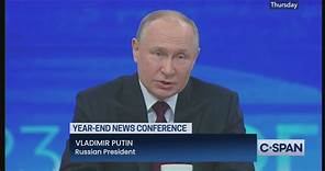 Russian President Putin Holds Annual News Conference