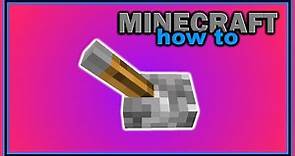 How to Craft and Use a Lever! | Easy Minecraft Tutorial