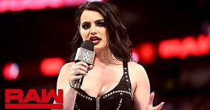 Paige gives an emotional retirement speech: Raw, April 9, 2018