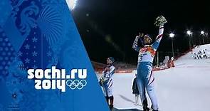 Alpine Skiing - Men's Slalom - Mario Matt Wins Gold | Sochi 2014 Winter Olympics