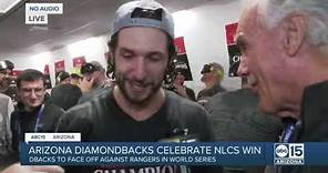 Arizona Diamondbacks celebrate NLCS win