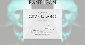 Oskar R. Lange Biography - Polish economist and diplomat (1904–1965)