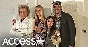 Kimberly Stewart & Benicio del Toro’s RARE Family Photo w/ Daughter Delilah & Rod Stewart