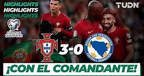 HIGHLIGHTS | Portugal 3-0 Bosnia y Herzegovina | UEFA Qualifiers 2023 | TUDN