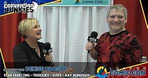 Interview with Denise Crosby (Star Trek TNG, Trekkies, Suits, Ray Donovan) London Comic Con 2019