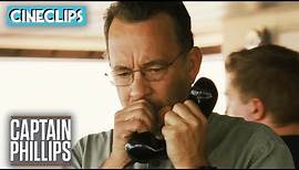 Phillips Tricks Pirates With Warship Call | Captain Phillips | Cineclips