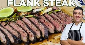 Tender Flank Steak | Cast Iron Recipe by Lounging with Lenny