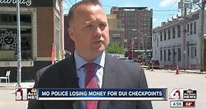 MO police losing money for DUI checkpoints