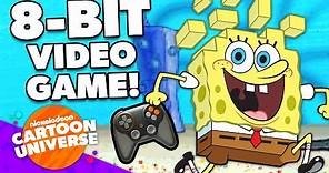 SpongeBob Video Game: 8-Bit Game Adventure Compilation! 🎮 | Nickelodeon Cartoon Universe