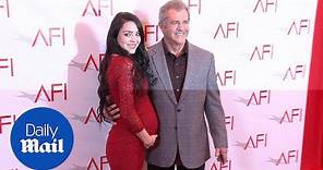 Mel Gibson and his pregnant wife Rosalind Ross arrive at AFI - Daily Mail