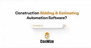 ConWize - All-in-one construction estimation software