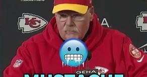 Andy Reid has perfect answer about his frozen mustache #shorts