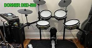 Donner DED-500 Electronic Drum Set Demo and Review
