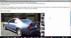Craigslist New Philadelphia Ohio - Private Used Local Cars for Sale by Owner in 2012
