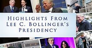 Bollinger’s Columbia: Celebrating Two Decades at the Helm of Columbia University