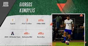 🇨🇾 Giorgos Kondylis - Memphis Tigers - Defensive Midfielder Highlights