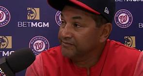 Dave Martinez on the 3-2 loss