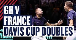 Highlights - Evans & Skupski v Mahut & Roger-Vasselin - GB v France - Davis Cup 2023 | LTA