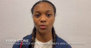 Game highlights, Kiara Stone interview after Bellarmine Prep victory over Lincoln of Tacoma