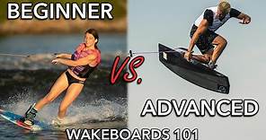 Wakeboards - Beginner vs Advanced Boards - Wakeboarding 101