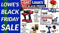 Lowe's Black Friday Sale 2019
