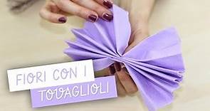 FIORI di carta con TOVAGLIOLI - DIY Tissue Paper Flower