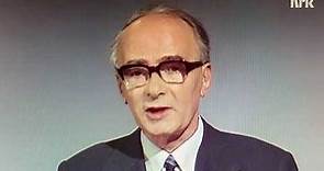 1974 - Trygve Bratteli om befolkningseksplosjonen