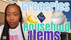 SHOP WITH TERESA AT SAM’S CLUB FOR HOUSEHOLD ITEMS & GROCERIES