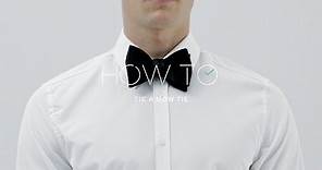 How To Tie A Bow Tie | MR PORTER