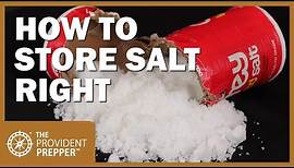 Salt: Why It Is Essential and How to Store It Right