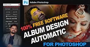 Fully Automatic Album Designing Software for Photoshop | Horizontal & vertical Fill | album 2023