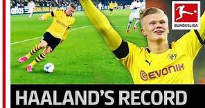 Erling Haaland's Record | 5 Goals in 56 Minutes for Dortmund
